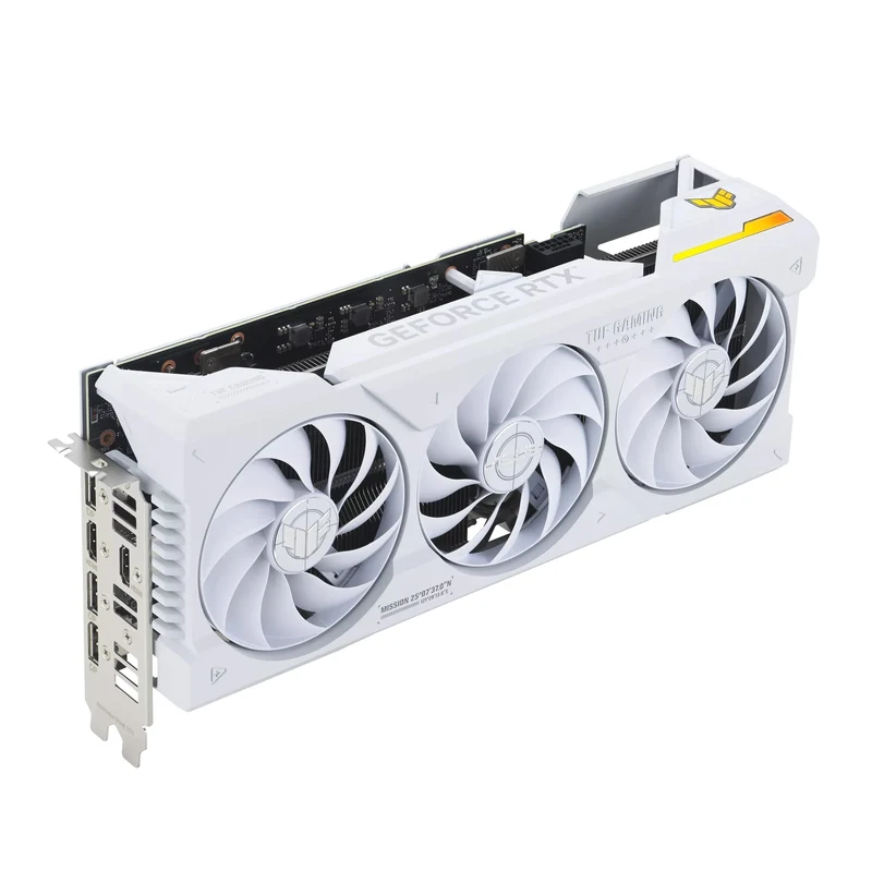 Asus TUF Geforce RTX 4070 Ti OC 12GB GDDR6X Gaming Graphics Card (White)