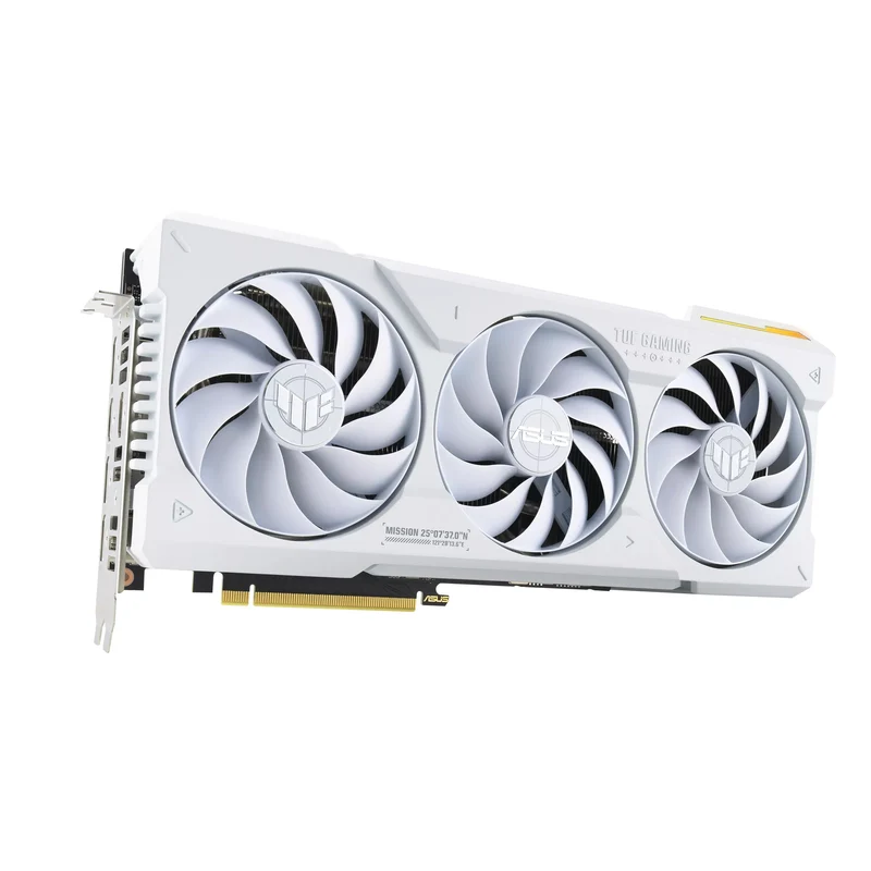 Asus TUF Geforce RTX 4070 Ti OC 12GB GDDR6X Gaming Graphics Card (White)