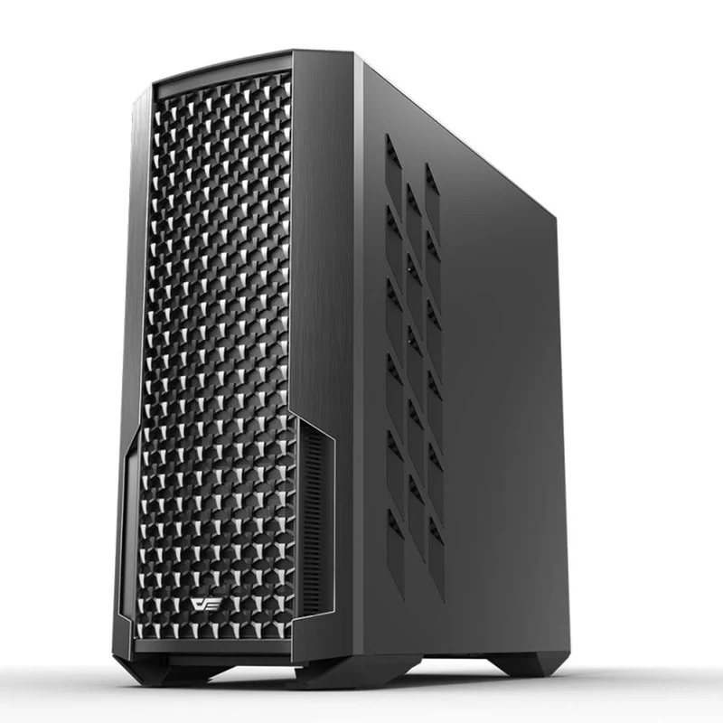Darkflash DF7100 Tempered Glass Side Panel Luxury ATX PC Case (Black)