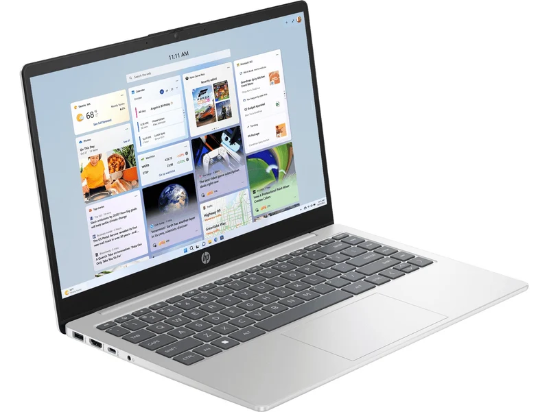 HP 14-EM0105AU Laptop (Natural Silver) | 14” FHD (1920x1080) | Ryzen 5 7520U | 8GB RAM | 256GB SSD | AMD Radeon Graphics | Windows 11 Home | HP Prelude Topload Bag