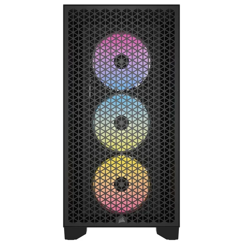 Corsair 3000D RGB Airflow Tempered Glass Mid-Tower ATX PC Case (Black)
