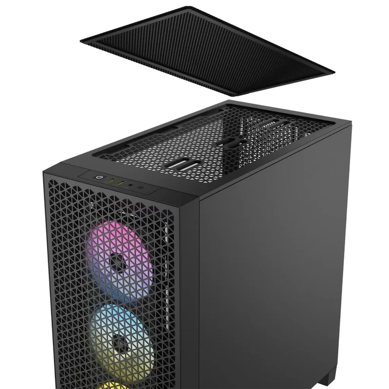 Corsair 3000D RGB Airflow Tempered Glass Mid-Tower ATX PC Case (Black)
