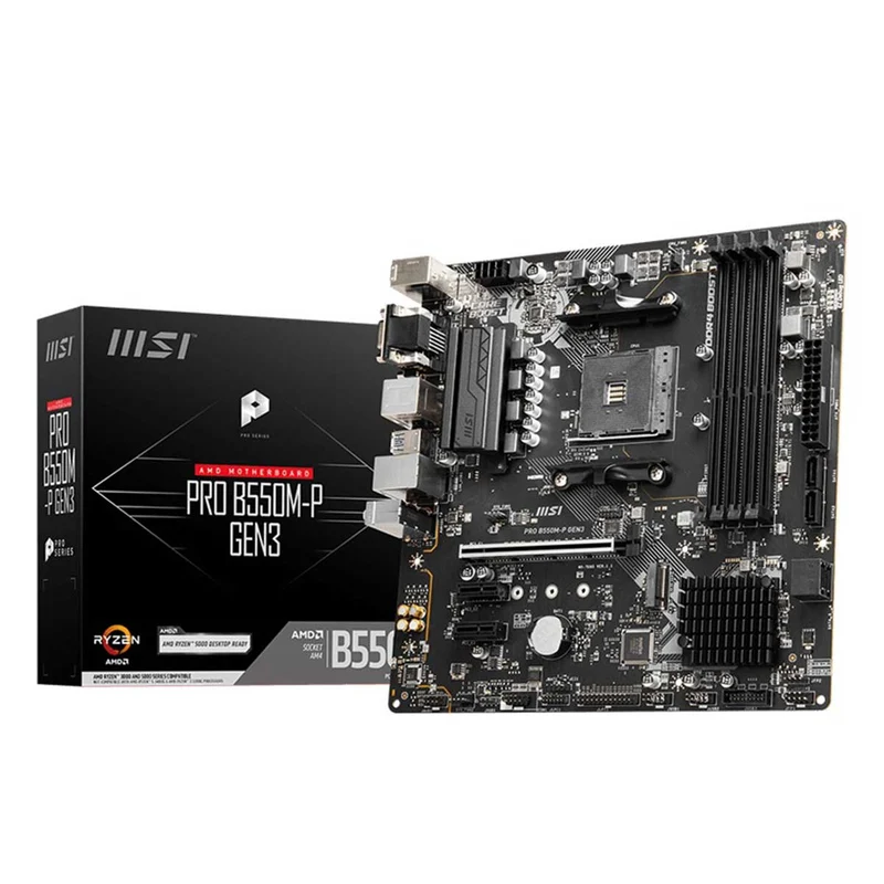 MSI Pro B550M-P GEN3 AMD Motherboard
