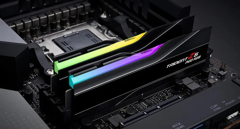 G.Skill Trident Z5 Neo RGB 32GB (2X16GB) DDR5 6000Mhz CL36-36-36-96 1.35V AMD Expo Desktop Memory (F5-6000J3636F16GX2-TZ5NR)