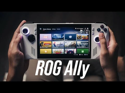 ASUS ROG ALLY AMD Ryzen Z1 16GB RAM + 512GB SSD 7" Touch Screen FHD 120HZ Gaming Handheld Console (White) (RC71L-NH019W) | With ASUS ROG Ally 2-year Official Warranty