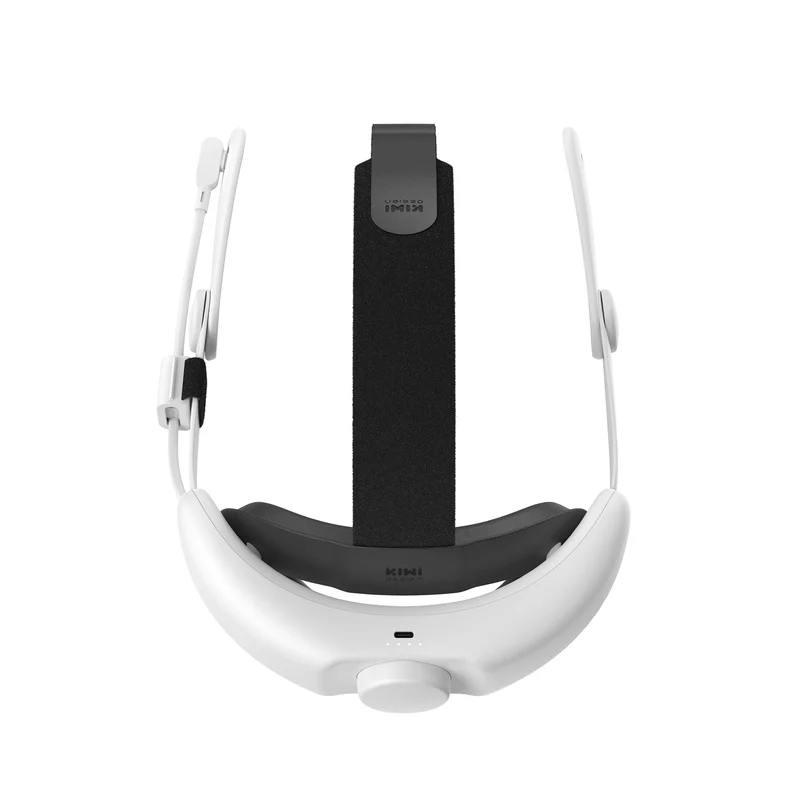 Kiwi Design Single Point Charging Battery Head Strap For Meta Quest 3 (White) (Q31-SPC)