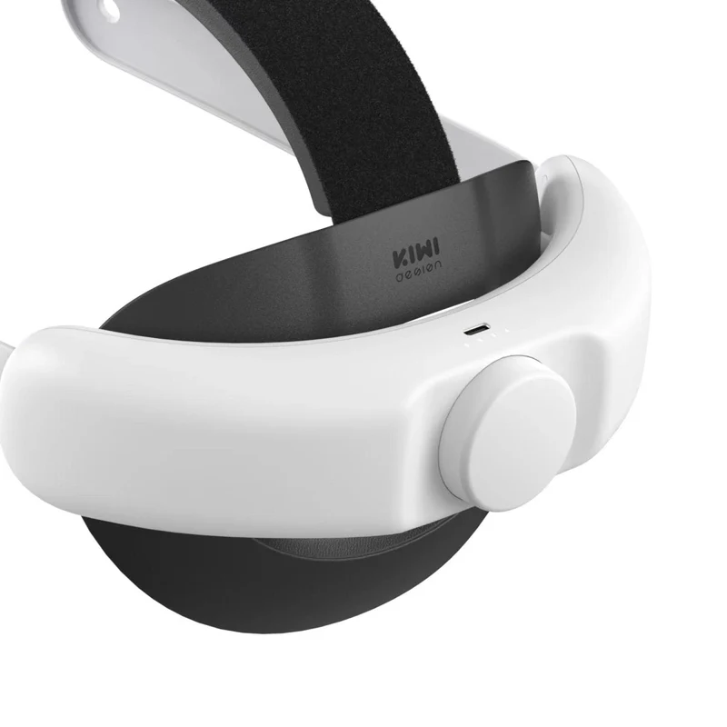 Kiwi Design Comfort Battery Head Strap For Meta Quest 3 (White) (Q31-2.2)