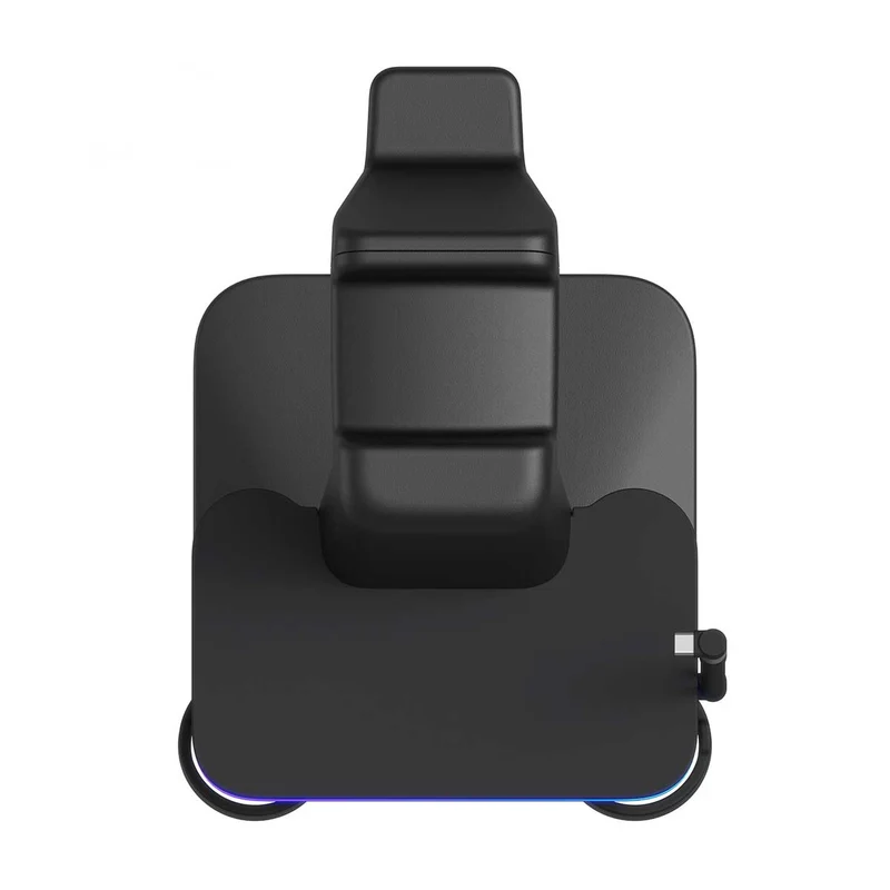 Kiwi Design RGB Vertical Charging Stand For Meta Quest 2 / Meta Quest 3 / Meta Quest Pro (BLACK) (QC03)