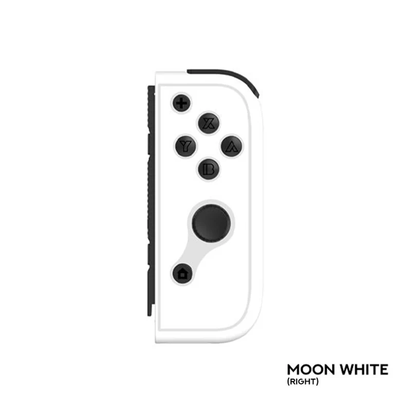Omelet Gaming Mini JoyPad Glow in the Dark Controller (Moon White (Left), Moon White (Right), Lemon Yellow (Left), Lemon Yellow (Right), Sunset Orange (Left), Sunset Orange (Right), Azure Blue (Left), Volt Green (Right))