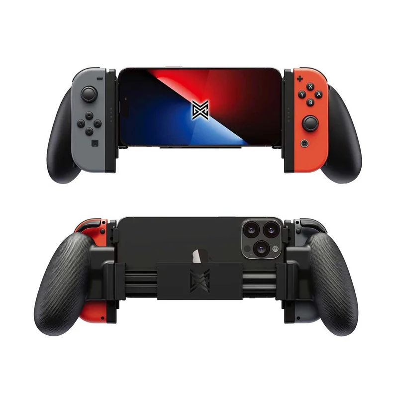 Proteus 3-in-1 JoyCon Grip for Nintendo Switch/ iPhone/ Android (Black)