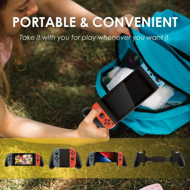 Proteus 3-in-1 JoyCon Grip for Nintendo Switch/ iPhone/ Android (Black)
