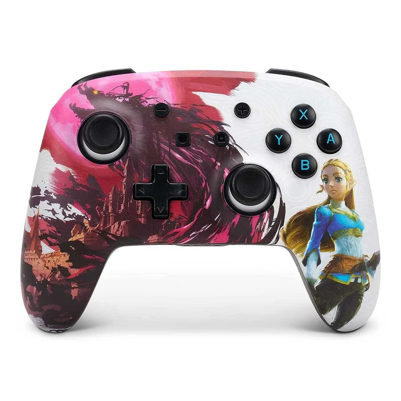Power-A Enhanced Wireless Controller for Switch (Pokemon Pikachu Retro, Kingdom of Hyrule, Blood Moon Zelda, Legend of Zelda Midnight Ride)