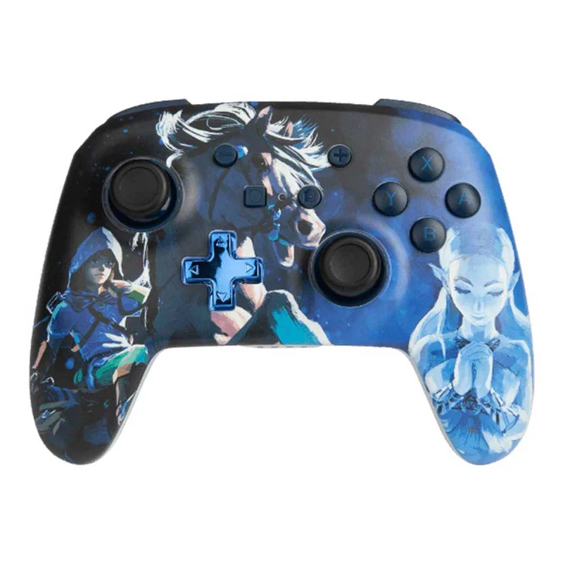 Power-A Enhanced Wireless Controller for Switch (Pokemon Pikachu Retro, Kingdom of Hyrule, Blood Moon Zelda, Legend of Zelda Midnight Ride)