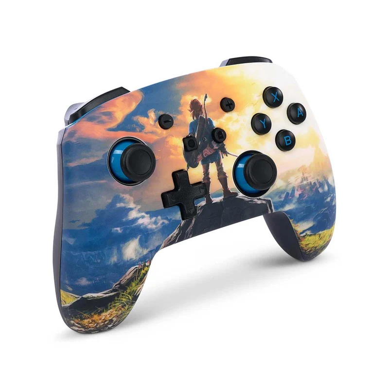 Power-A Enhanced Wireless Controller for Switch (Pokemon Pikachu Retro, Kingdom of Hyrule, Blood Moon Zelda, Legend of Zelda Midnight Ride)
