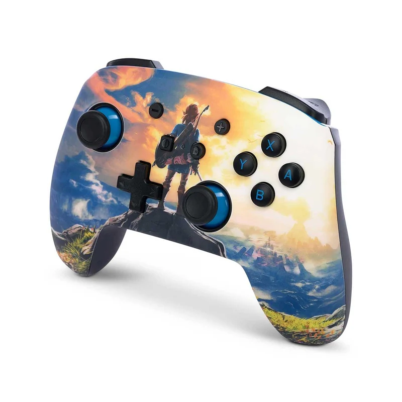 Power-A Enhanced Wireless Controller for Switch (Pokemon Pikachu Retro, Kingdom of Hyrule, Blood Moon Zelda, Legend of Zelda Midnight Ride)