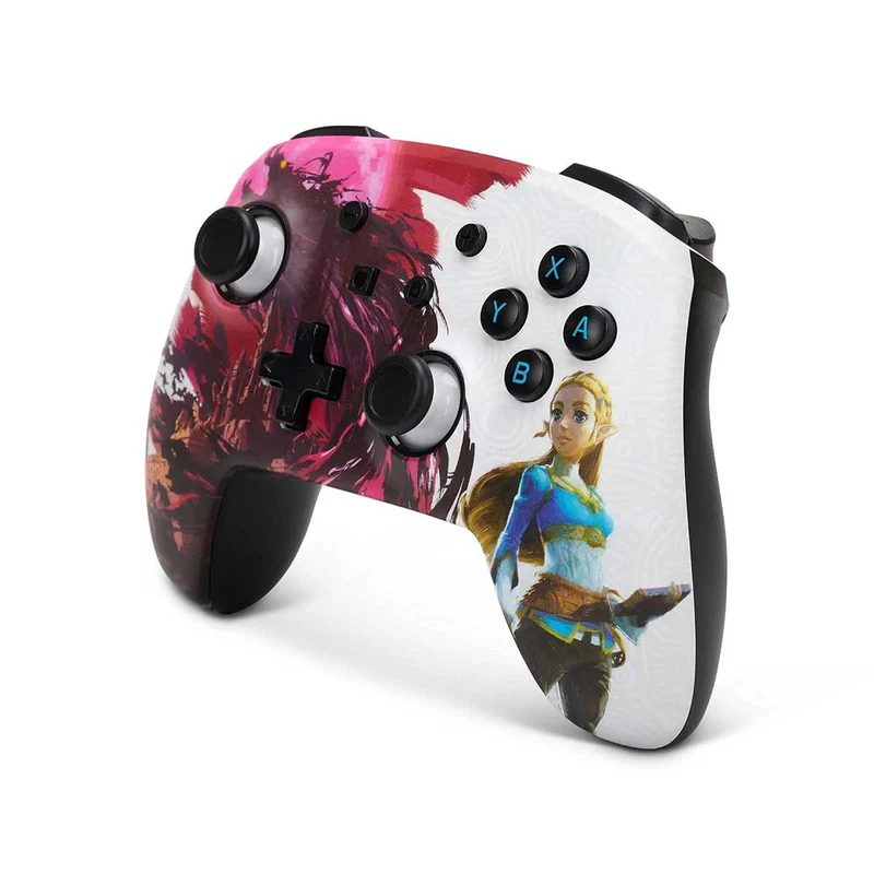 Power-A Enhanced Wireless Controller for Switch (Pokemon Pikachu Retro, Kingdom of Hyrule, Blood Moon Zelda, Legend of Zelda Midnight Ride)