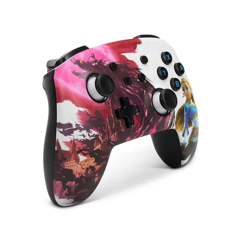 Power-A Enhanced Wireless Controller for Switch (Pokemon Pikachu Retro, Kingdom of Hyrule, Blood Moon Zelda, Legend of Zelda Midnight Ride)