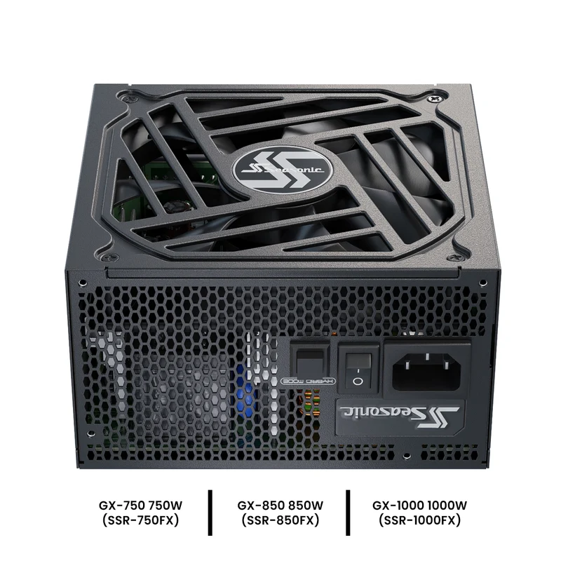 Seasonic Focus GX 80+ Gold Fully Modular Power Supply with Updated Cable for RTX 4000 Series
