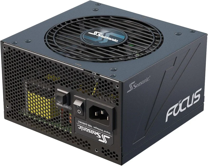 Seasonic Focus GX 80+ Gold Fully Modular Power Supply with Updated Cable for RTX 4000 Series