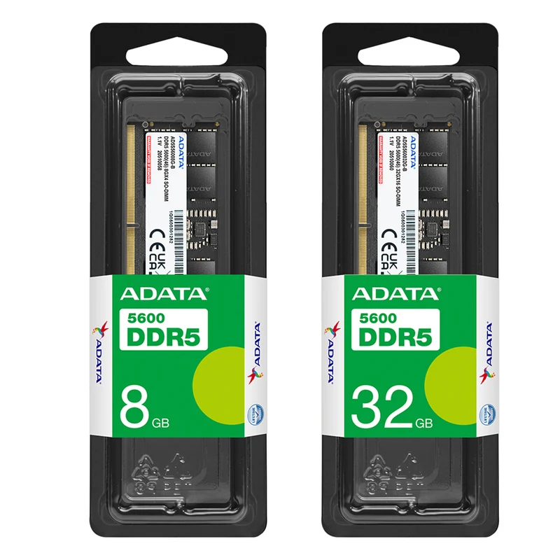 Adata DDR5 5600MHz SO-DIMM Memory (8GB, 32GB)