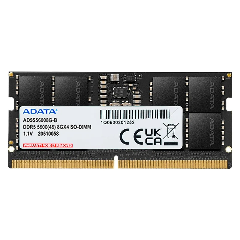 Adata DDR5 5600MHz SO-DIMM Memory (8GB, 32GB)
