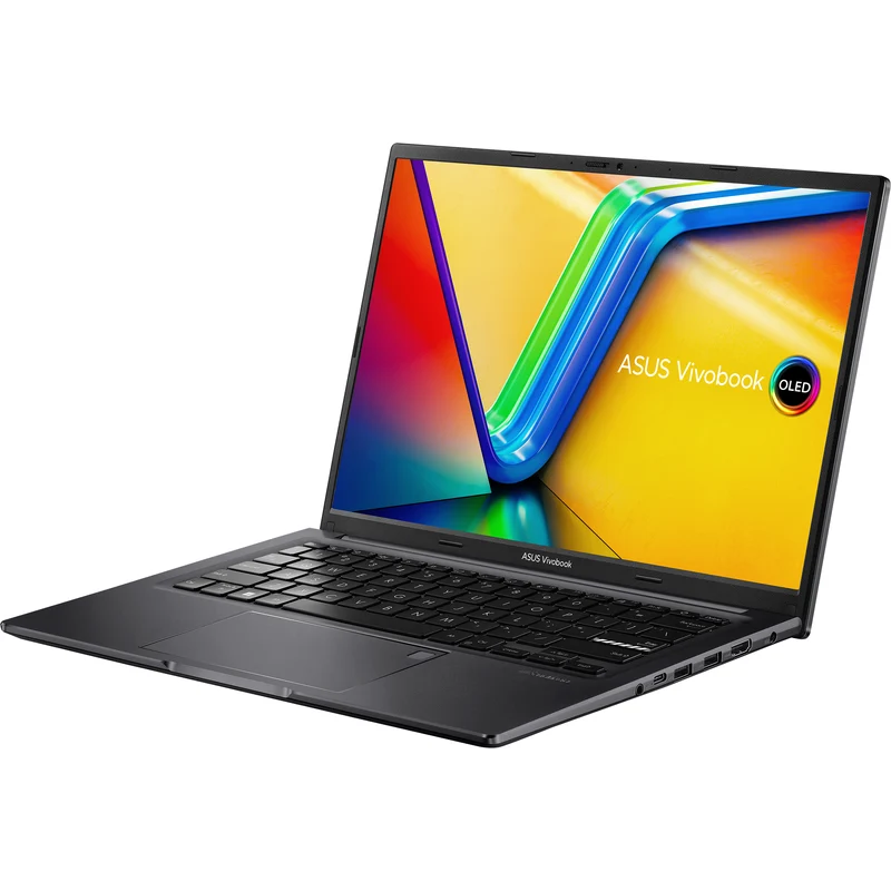 Asus Vivobook 14 X1405ZA-LY245WS Laptop (Indie Black) | 14" WUXGA (1920X1200) | i7-1255U | 16GB RAM | 512GB SSD | Intel Iris Xe Graphics | MS Office Home & Student 2021 | Asus AP4600 Casual Backpack