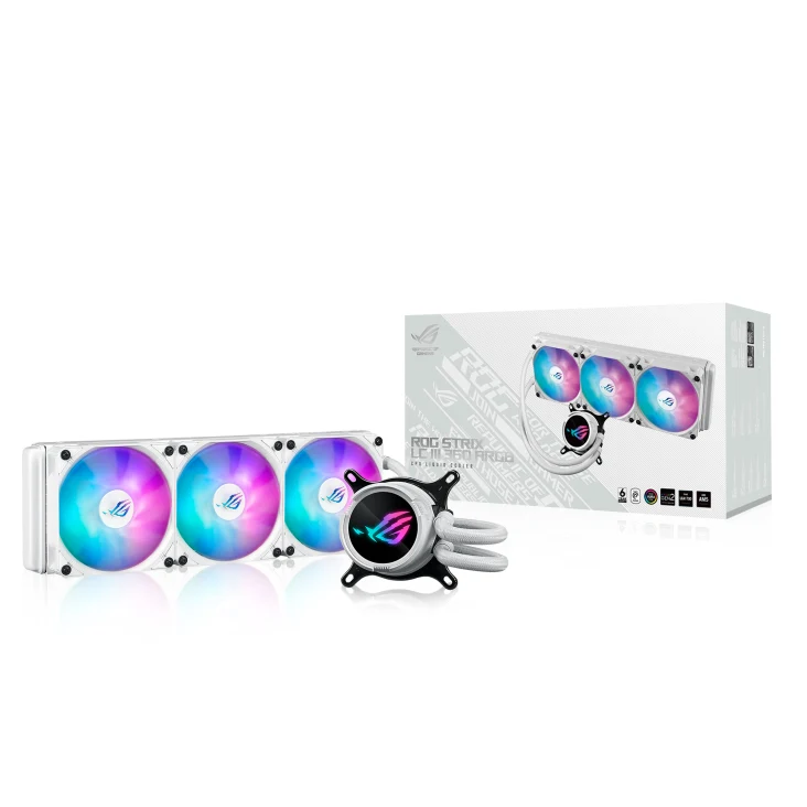 Asus ROG Strix LC III 360 RGB CPU Liquid Cooler (Black, White)