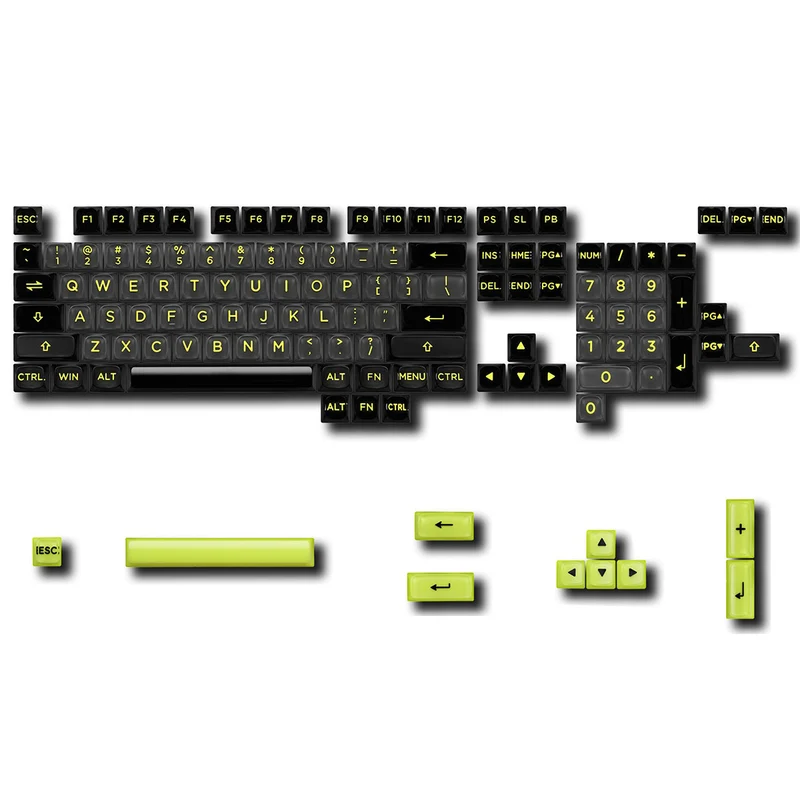 Pulsar 3D Polycarbonate Keycaps 124-Set Acid Rewind Edition (GD8000KC01)