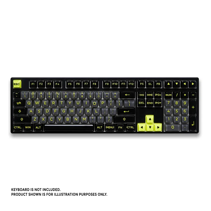 Pulsar 3D Polycarbonate Keycaps 124-Set Acid Rewind Edition (GD8000KC01)