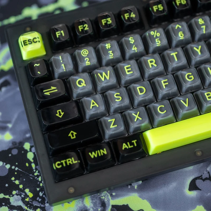 Pulsar 3D Polycarbonate Keycaps 124-Set Acid Rewind Edition (GD8000KC01)