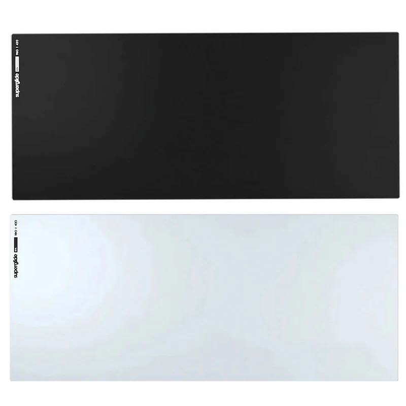 Pulsar Superglide Premium Glass Mouse Pad XXL (Black, White)