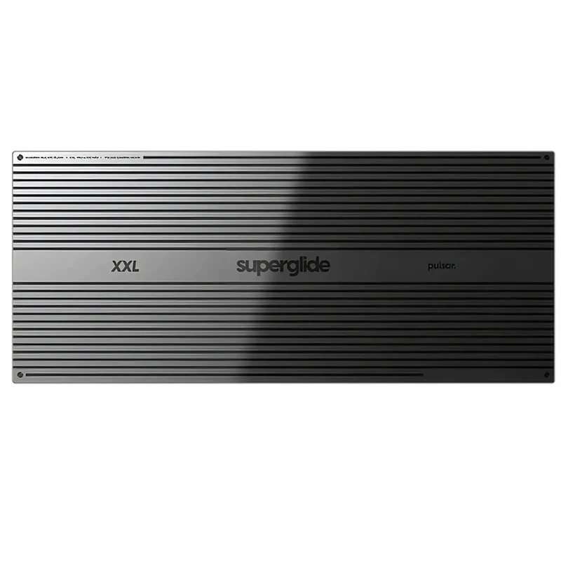 Pulsar Superglide Premium Glass Mouse Pad XXL (Black, White)