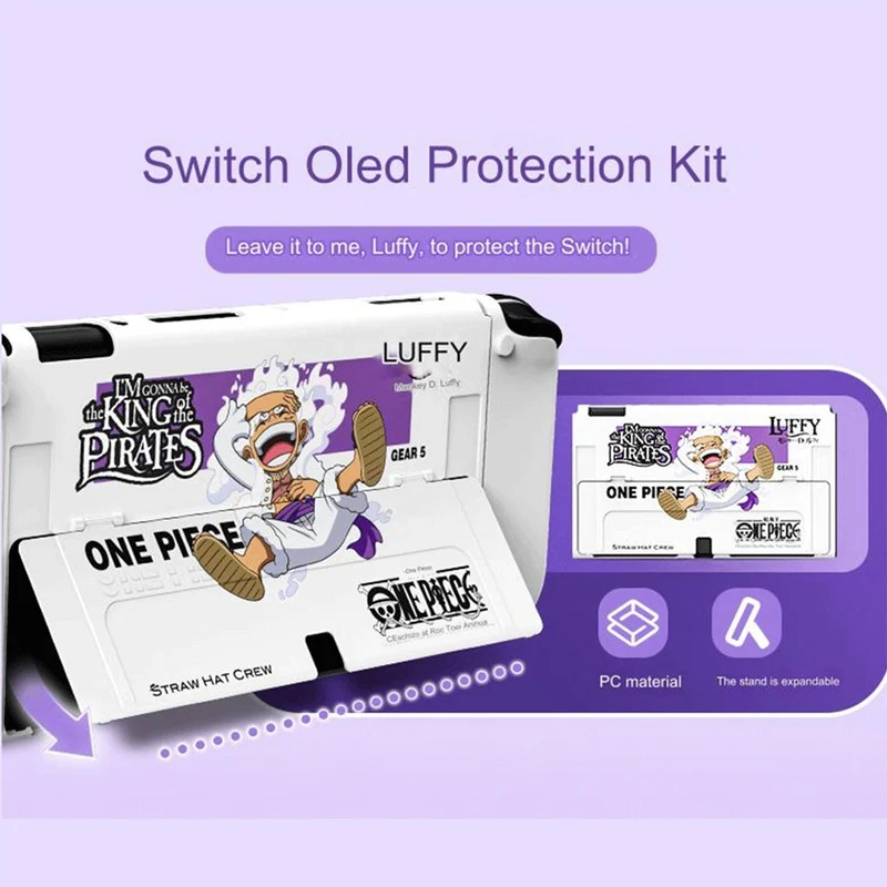 IINE Protective Case For Nintendo Switch OLED (Luffy) (White) (L908)
