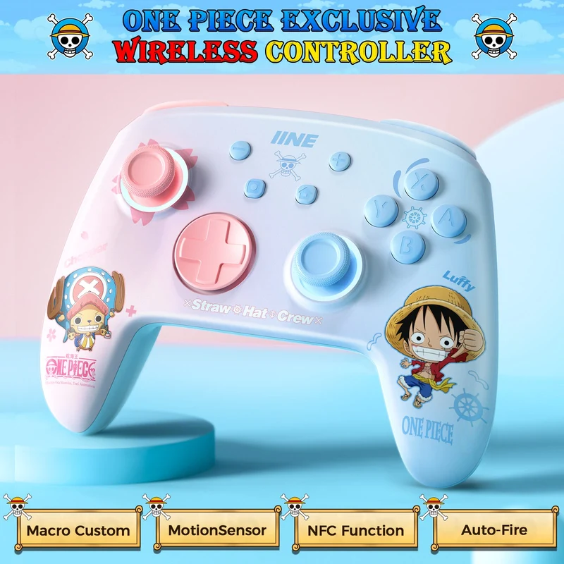 IINE Wireless Controller for N-Switch / N-Switch Lite / N-Switch OLED (Luffy & Chopper) (L909)