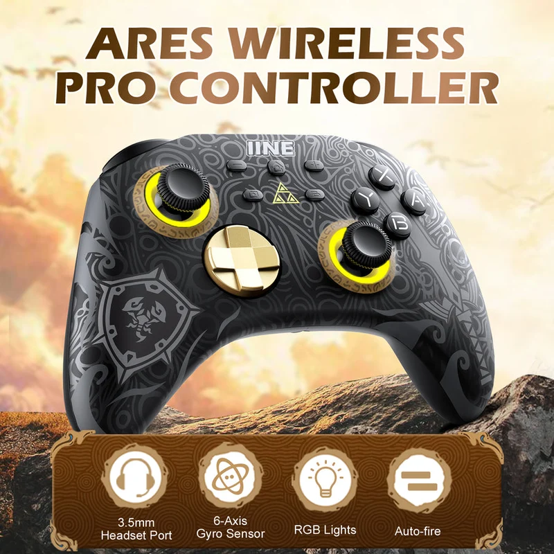 IINE Ares Zelda Wireless Pro Controller For N-Switch (L760)