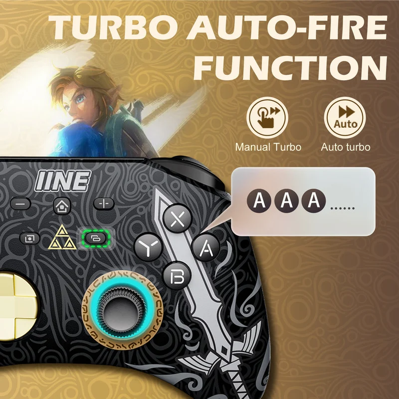 IINE Ares Zelda Wireless Pro Controller For N-Switch (L760)