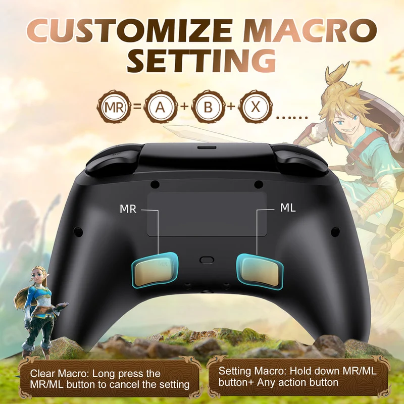 IINE Ares Zelda Wireless Pro Controller For N-Switch (L760)