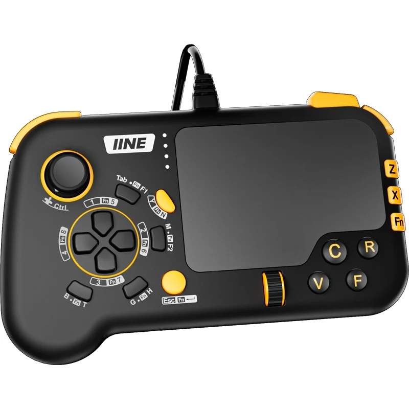 IINE Wireless Mouse-Pad Controller (Black) (L888)