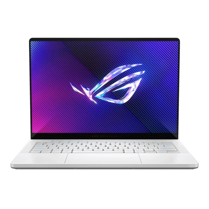 Asus ROG Zephyrus G14 GA403UI-QS065WS Gaming Laptop (Platinum White) | 14" 3K (2880x1800) OLED 120Hz | R9-8945HS | 32GB RAM | 1TB SSD | RTX 4070 | Windows 11 Home | ROG Zephyrus G14 Sleeve (2024) | ROG Impact Gaming Mouse | Type-C PD Adapter