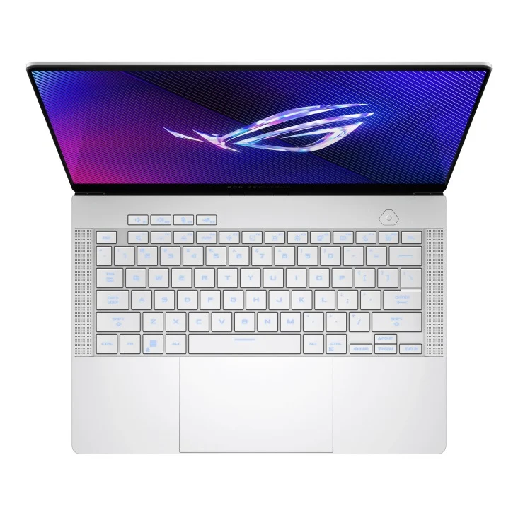 Asus ROG Zephyrus G14 GA403UI-QS065WS Gaming Laptop (Platinum White) | 14" 3K (2880x1800) OLED 120Hz | R9-8945HS | 32GB RAM | 1TB SSD | RTX 4070 | Windows 11 Home | ROG Zephyrus G14 Sleeve (2024) | ROG Impact Gaming Mouse | Type-C PD Adapter