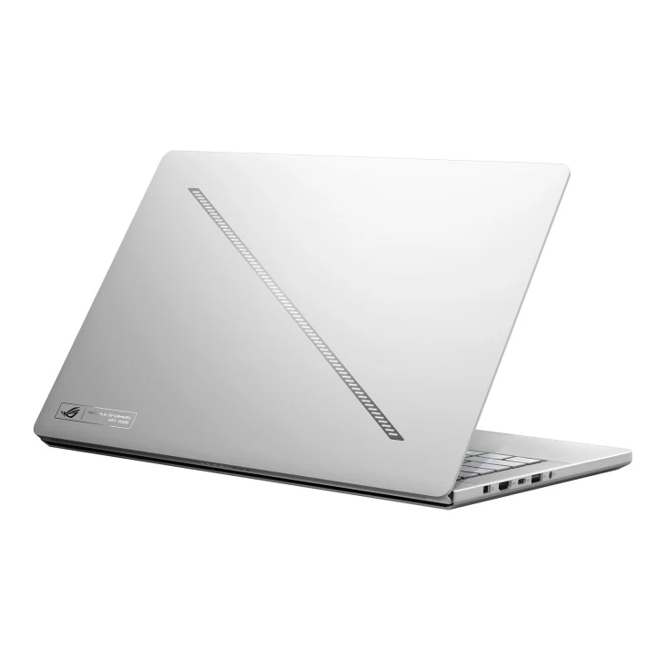 Asus ROG Zephyrus G14 GA403UI-QS065WS Gaming Laptop (Platinum White) | 14" 3K (2880x1800) OLED 120Hz | R9-8945HS | 32GB RAM | 1TB SSD | RTX 4070 | Windows 11 Home | ROG Zephyrus G14 Sleeve (2024) | ROG Impact Gaming Mouse | Type-C PD Adapter