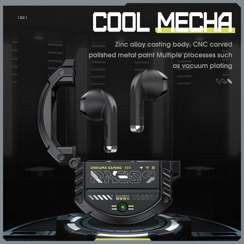 Onikuma T309 Wireless Earphones (Black)
