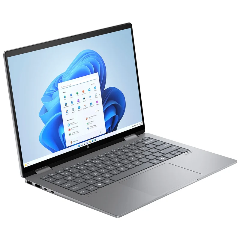 HP Envy X360 14-FC0066TU 2-in-1 Laptop (Meteor Silver) | 14.0" UWVA OLED (2880x1800) | Ultra 7-155U | 16GB RAM | 1TB SSD | Intel Integrated Graphics | Windows 11 Home | MS Office Home & Student 2021 | HP Prelude Topload Bag