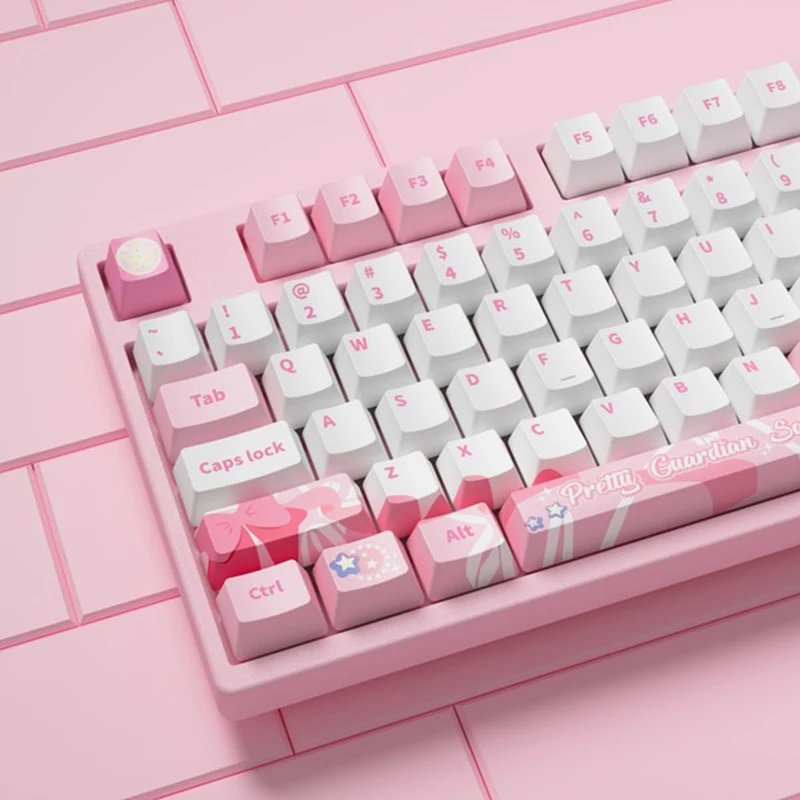 Akko Sailor Moon Crystal 5108S RGB Wired Mechanical Keyboard (Akko V3 Cream Yellow Pro)