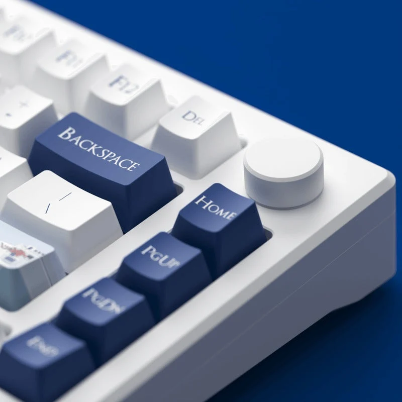 Akko MOD 007B HE PC Santorini Tri-Mode RGB Hot-Swappable Mechanical Keyboard (Kailh Sakura Pink Magnetic Switch)