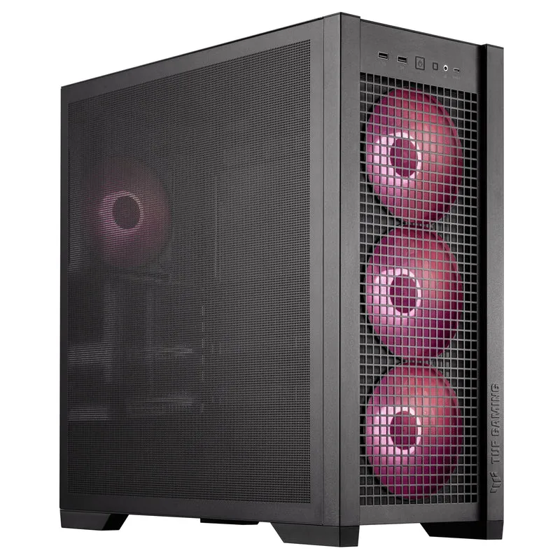 Asus TUF Gaming GT302 ARGB Fans Gaming Case (Black, White)