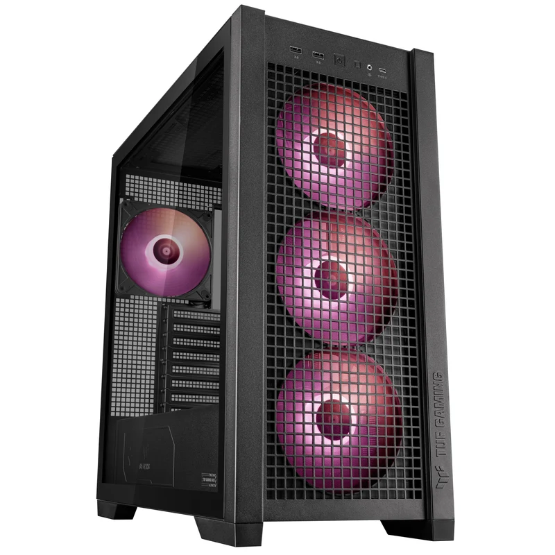 Asus TUF Gaming GT302 ARGB Fans Gaming Case (Black, White)