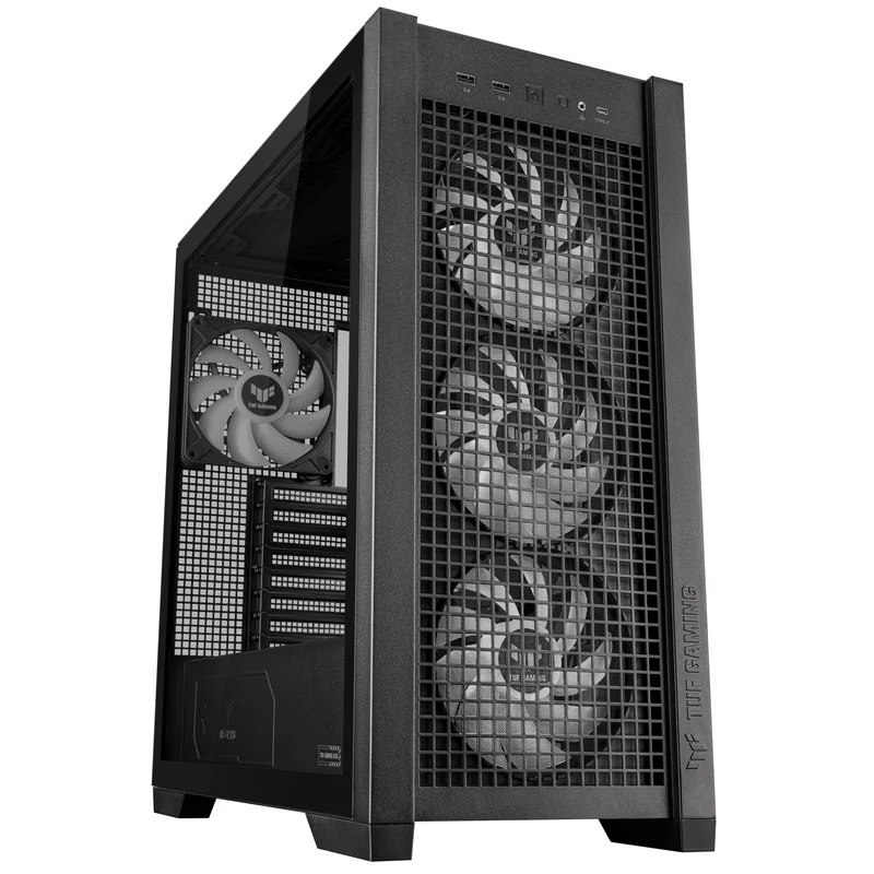 Asus TUF Gaming GT302 ARGB Fans Gaming Case (Black, White)
