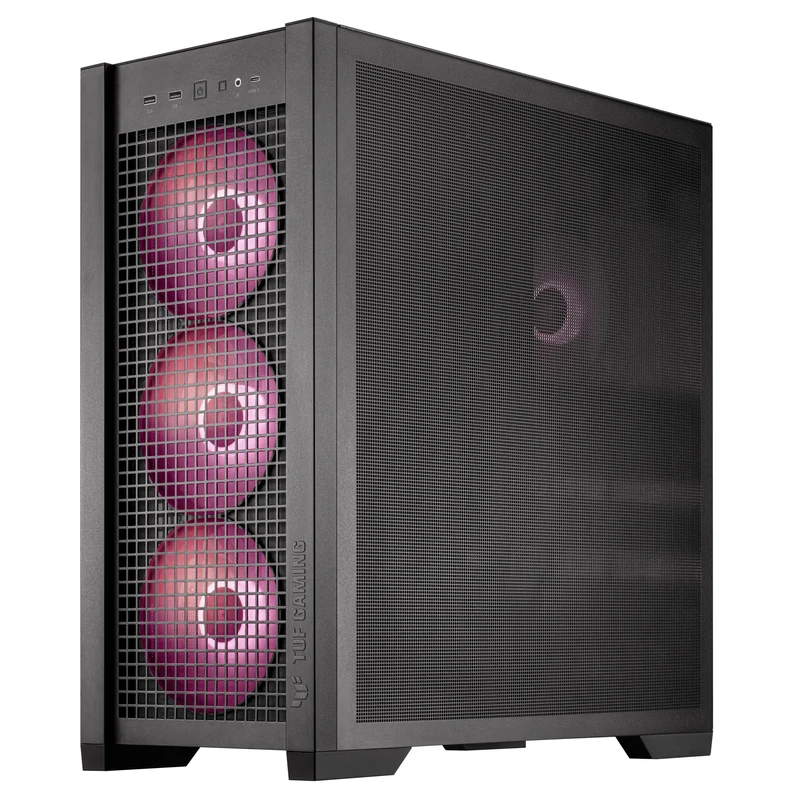 Asus TUF Gaming GT302 ARGB Fans Gaming Case (Black, White)