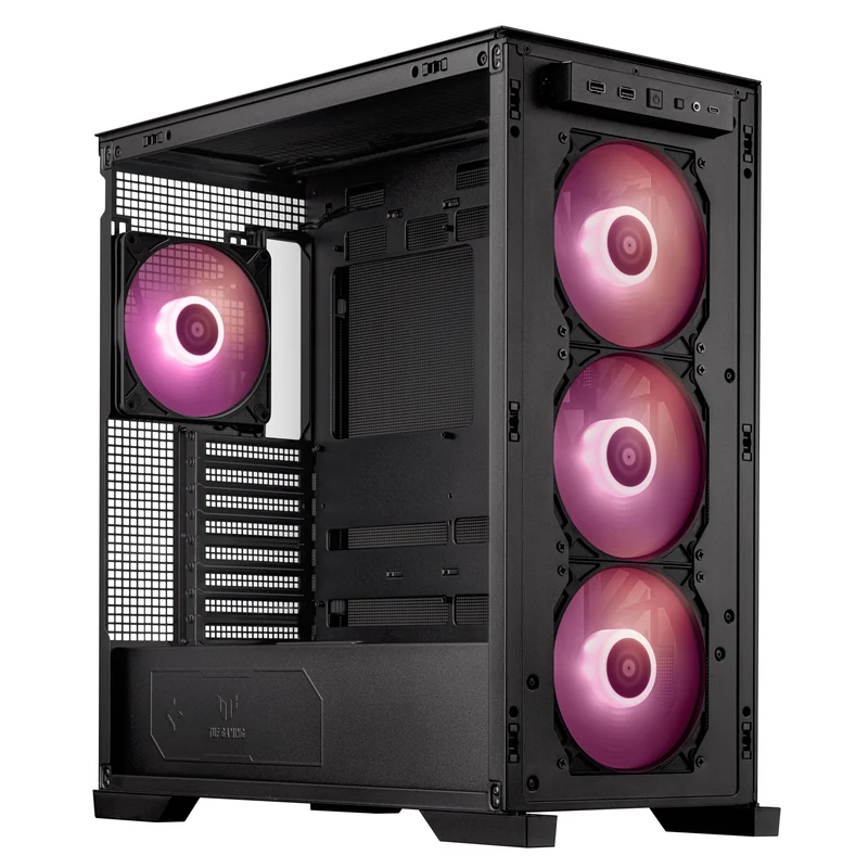 Asus TUF Gaming GT302 ARGB Fans Gaming Case (Black, White)